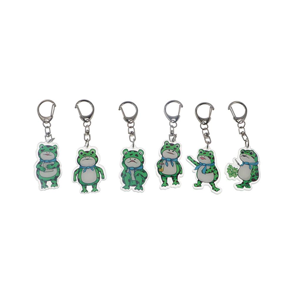 Keyring Animal Frog Pendent Frog Silent Frog Keychain Frog Acrylic Keychain Schoolbag Pendant