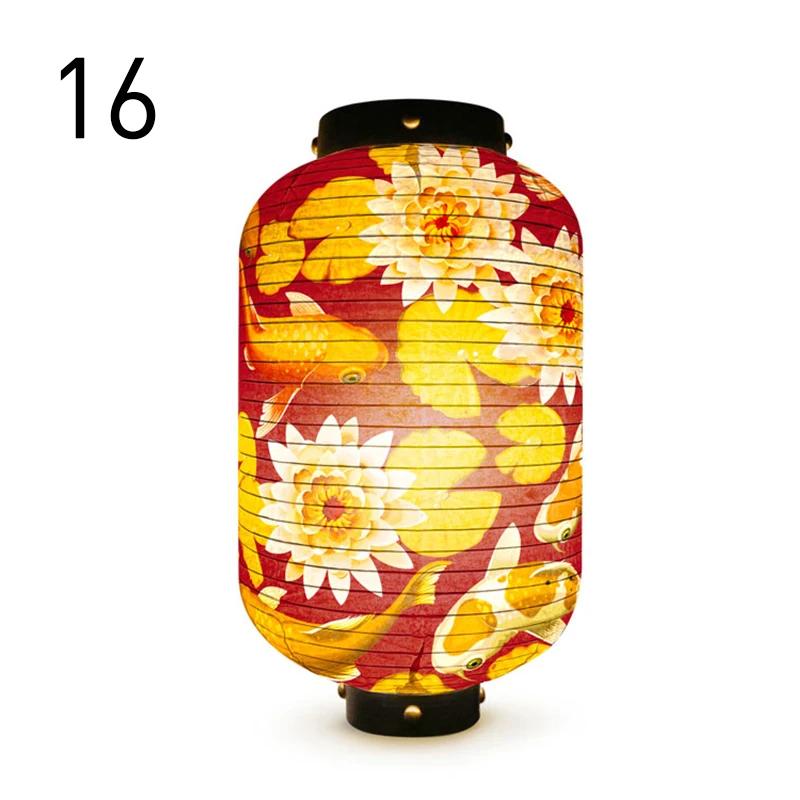 Japanese Lucky Koi Fish Lantern Waterproof Cloth Mid-Autumn Festival Decor Lanterns Cuisine Sushi Izakaya Advertising Sign