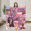 Perry Tour 2025  Katy Butterfly Blanket  Super Warm Street Trend Plush Throw Blanket For Outdoor Flannel Bedspread Bed Cover