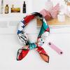 Decorative Simple Texture Silk Scarf Women'S New Style Spring And Autumn Summer Fashion Versatile Headscarf Work Scarf