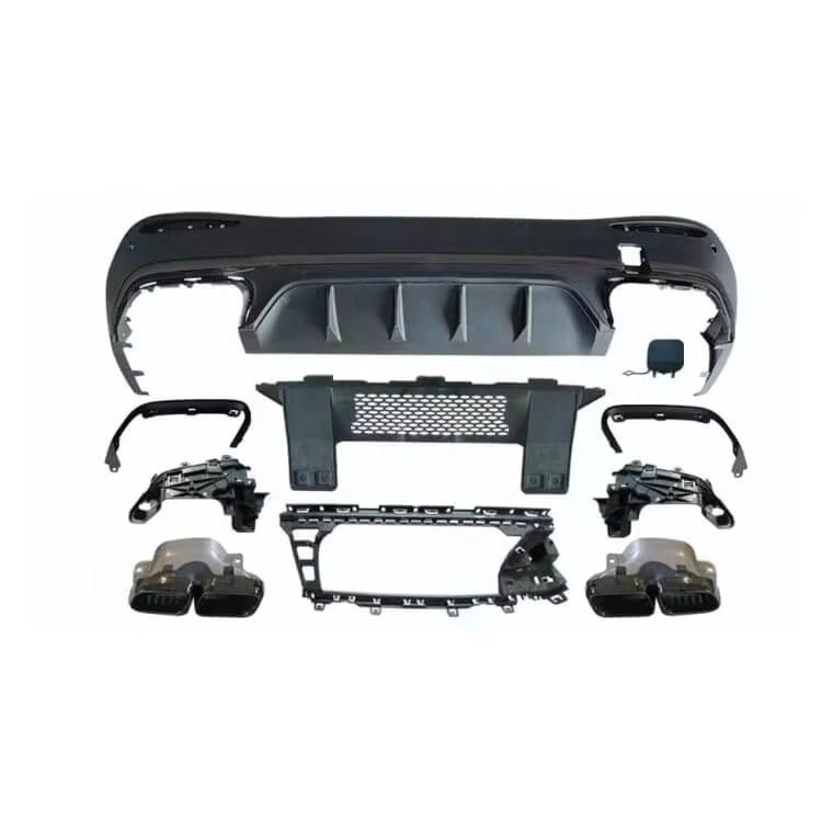 Mercedes X254 GLC Exhaust Tip Rear Diffuser Upgrade for 2023 GLC63 AMG