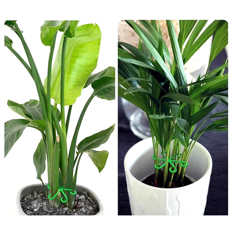 Поддержка стеблей растений Многоразовые зажимы для поддержки растений Аксессуары для садовых растений Цветочные ветки Стебель Органайзер Подставка Фиксирующий зажим