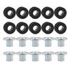 5 Sets Motorcycle Rubber Grommets Bolt Kit Anti Shock Pressure Relief Cushion Accessories for Engine Assembly Repair