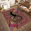 Australian Aboriginal Style 27 Floor Rug Office Rug Perfect for Kitchen Balcony Hallway Playrooms Anti-slip Rug Anime Office Decor