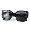 Excellent Sunglasses Logo Asian Fit Sunglasses Eyewear Black Women SPR 19Z-F Used