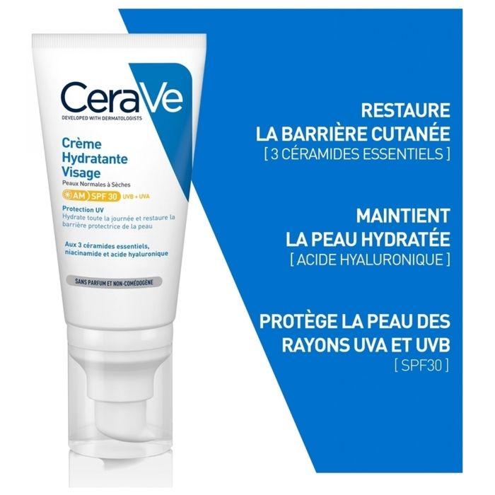 Cerave Увлажняющий крем для лица SPF30 52 мл