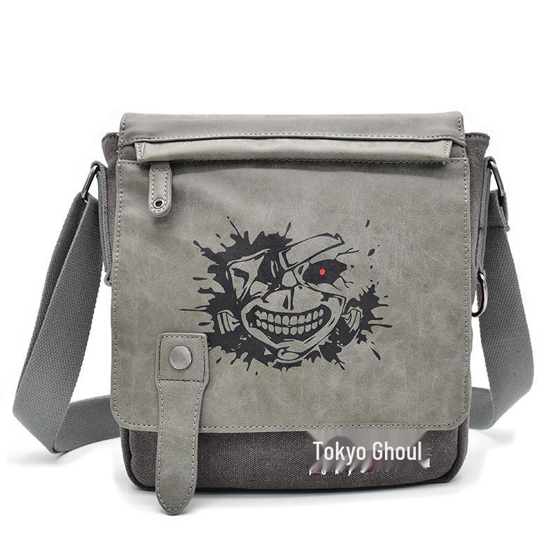 Anime Canvas Shoulder Bag - Demon Slayer & One Piece