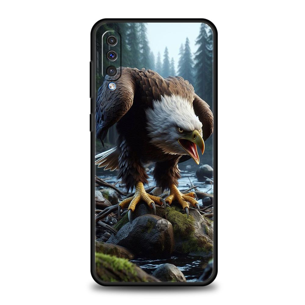 Чехол для телефона с орлом для Samsung A56 A36 A26 A24 A16 A14 A12 A32 A50 A70 A20S A22 A30 A40 A34 A54 A42 A52 A04s A06 5G
