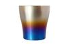 HORIE Made In Niigata Prefecture Pure Titanium Double Tumbler 250cc Fireburn Set of 2 T15FB250SET Tsubame,