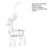Elk Pendant Acrylic Reindeer Ornament Christmas Tree Clear Deer Dancing Hanging Figurine Xmas Tree Party Supplies