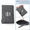 Car Portable Suede Storage Zipper Bag Travel Data Cable Headphone Bag For Opel Mokka Corsa Astra Phev Grandland Hybrid Accessory