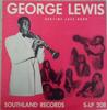 LP Record GEORGE LEWIS' RAGTIME BAND - George Lewis Ragtime Jazz Band SLP208 Southland Recor US Jazz Used