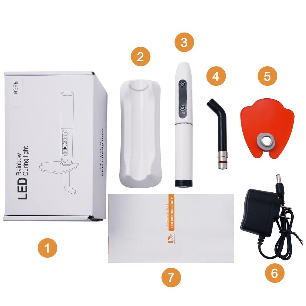 1 секунда стоматологический регулируемый светодиодный светоотверждаемый высококачественный ортодонтический композитный светоотверждающий светильник стоматологическое оборудование