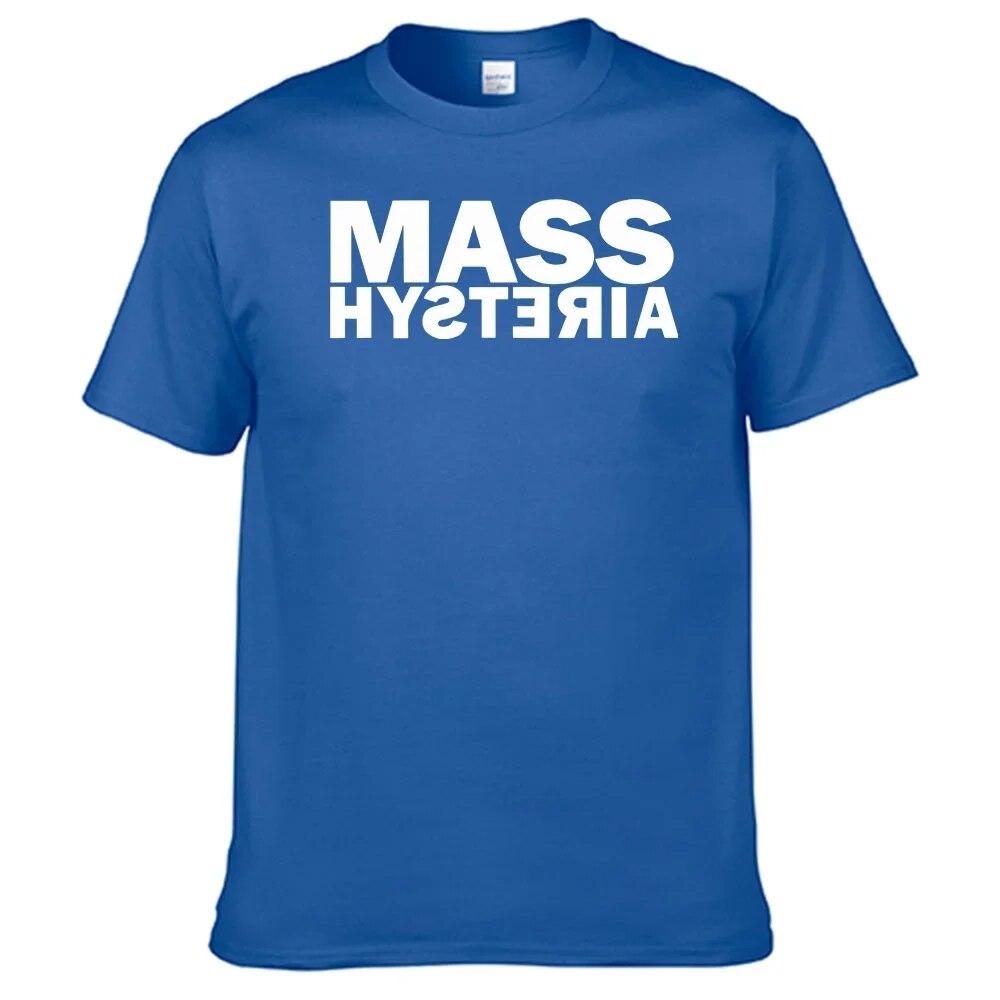 Футболка Mass Hysteria унисекс, 100% хлопок, женская рубашка унисекс, лидер продаж N021