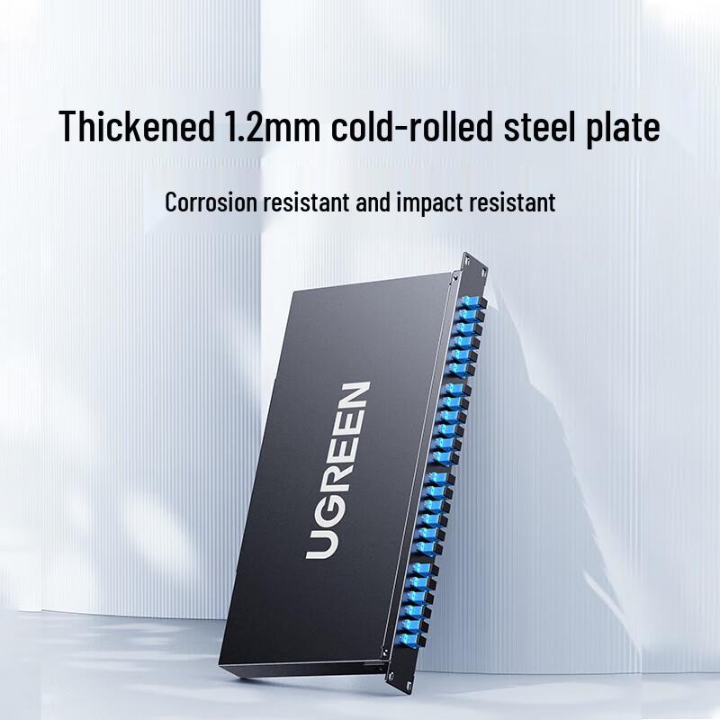 Ugreen NW383 12-портовая терминальная коробка для одномодового оптоволокна с разъемами LC