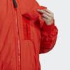 adidas Однотонная куртка с длинным рукавом на молнии, женские куртки оранжевого цвета H59970