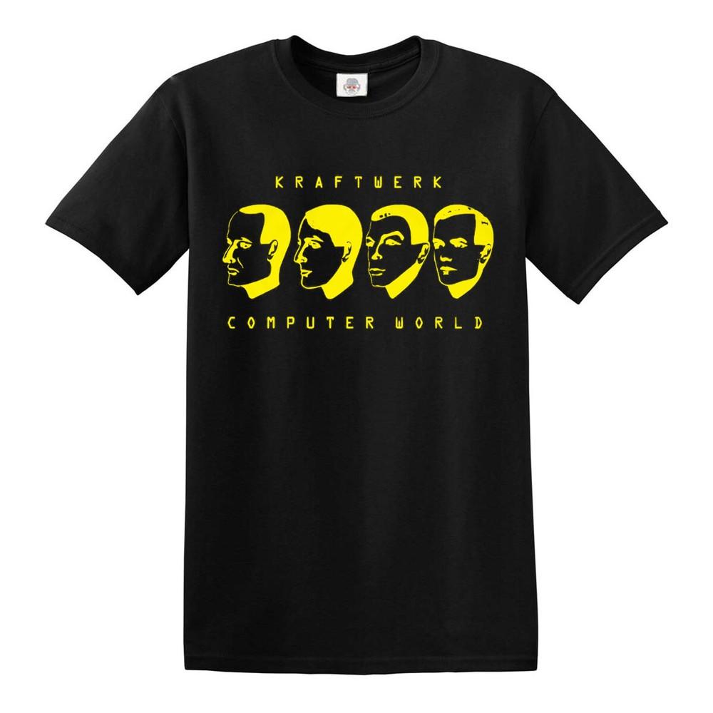 Computer world tshirt kraftwerk funny gift present novelty top tee