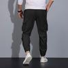 Повседневные спортивные брюки мужские свободные длинные вставки фитнес бег тренировочные брюки