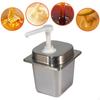2.3L Pump Bottle for Sauces And Condiments, Hand-Operated Dispenser Kitchen Bar