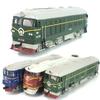Retro Diecast Dongfeng Model with Toy Train Back LED Sound Kids
