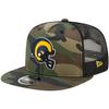 Throwback Los Angeles Rams Mesh 9Fifty Snapback Cap Wood