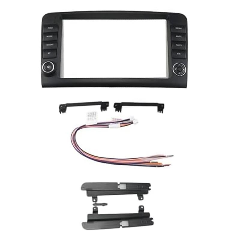 Для Mercedes ML W164 2006 2011 GL Klasse X164 2006 2012 Комплект рамок для панели аудиосистемы 9 дюймов для автомобилей с левым рулем