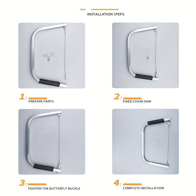 1 шт. пила-струна и 10 шт. пильных полотен, пила-струна ручной работы, инструменты для деревообработки своими руками, пила-струна для домашнего использования