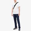 STONE ISLAND Маленький логотип Одна футболка Белый Мужские топы 74152NS55-V0001