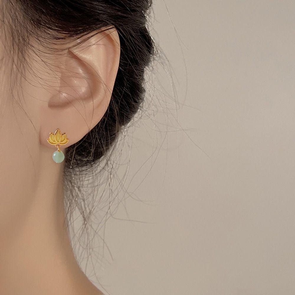 Hanfu Ornament Girl Gift Women Dangle Earrings Chinese Style Earrings Stud Earrings Ear Drop