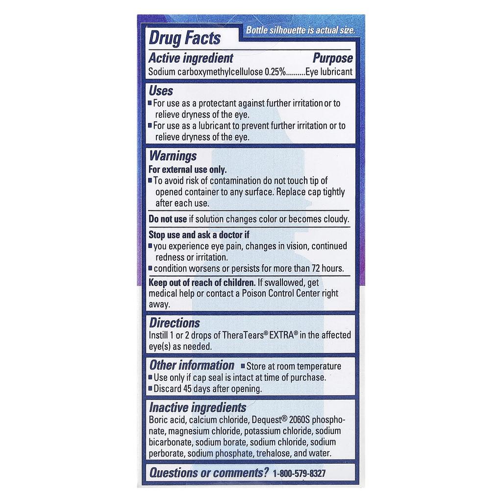 Extra Dry Eye Therapy, Lubricating Eye Drops, 15 mL (0.5 Fl Oz)