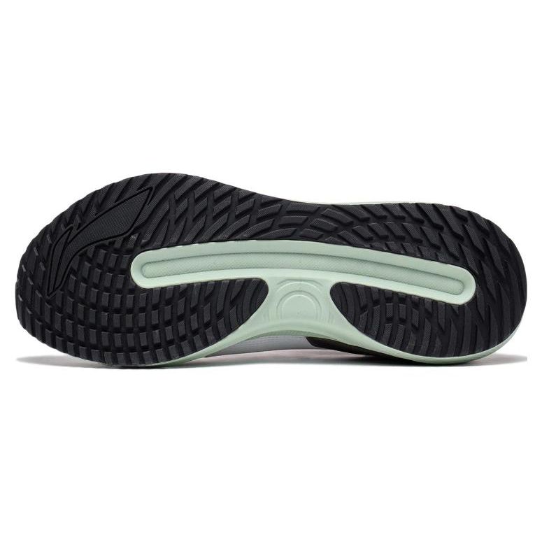 Li Ning Yue Ying 3.0 Comfortable Simple Shock Absorption Non-Slip Wear-Resistant Low-Top Running Shoes Men Running Shoes White Green ARHT019-7