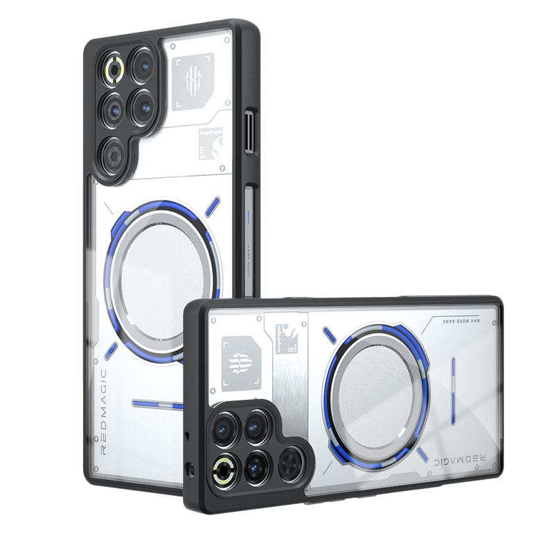 Для ZTE Nubia Red Magic 11 Pro Plus Чехол Противоударный Матовый На ощупь Матовый ПК+ТПУ Защита от отпечатков пальцев Прозрачная крышка