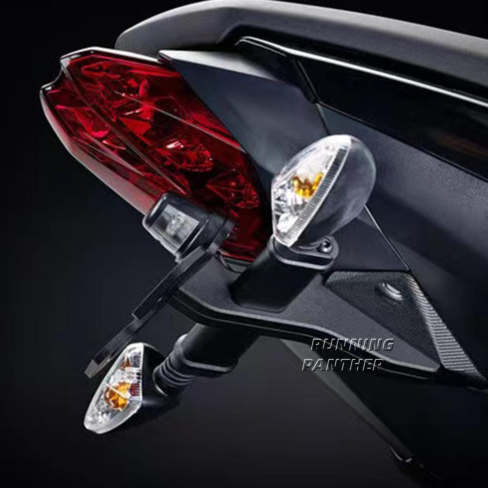 Для Street Triple 765 R RS S 675 Daytona 675 R мотоцикл задняя часть с коротким хвостом аккуратный держатель номерного знака комплект кронштейна задней бабки