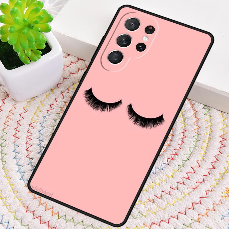 Эстетичный чехол для телефона с изображением глаз и ресниц для Samsung Galaxy note 10 pro S26 Ultra S23 S24 FE S25 S21 S22 PLUS ударопрочный