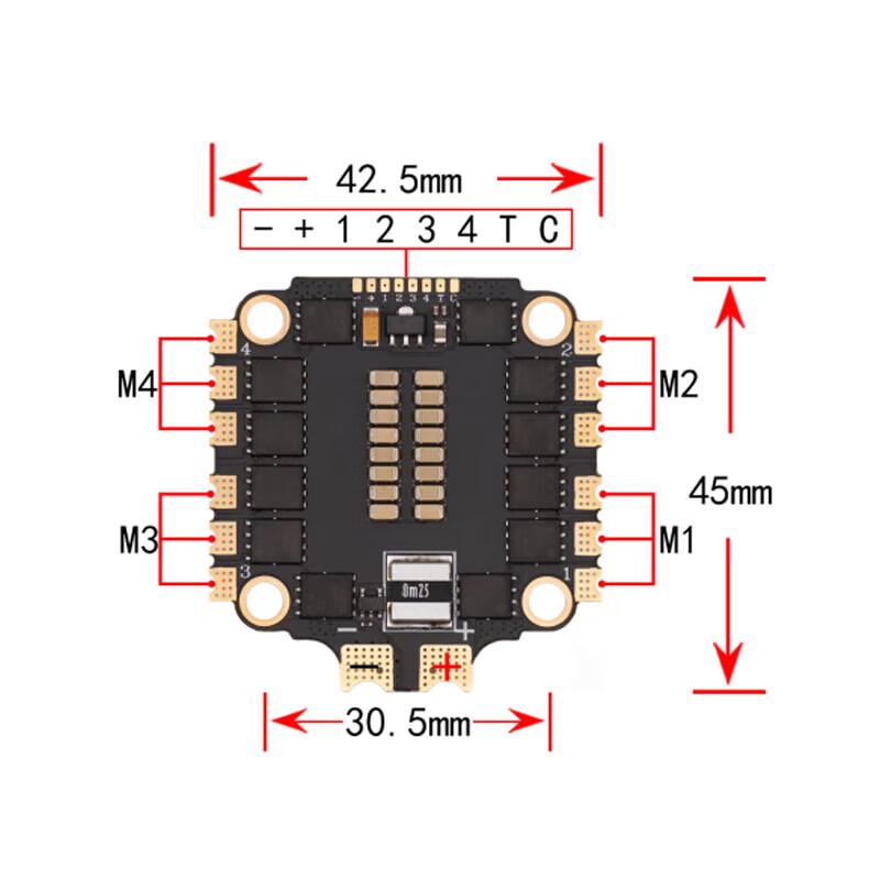 HAKRC 32-bit 60A F7 V2 Flight Tower for FPV Drones