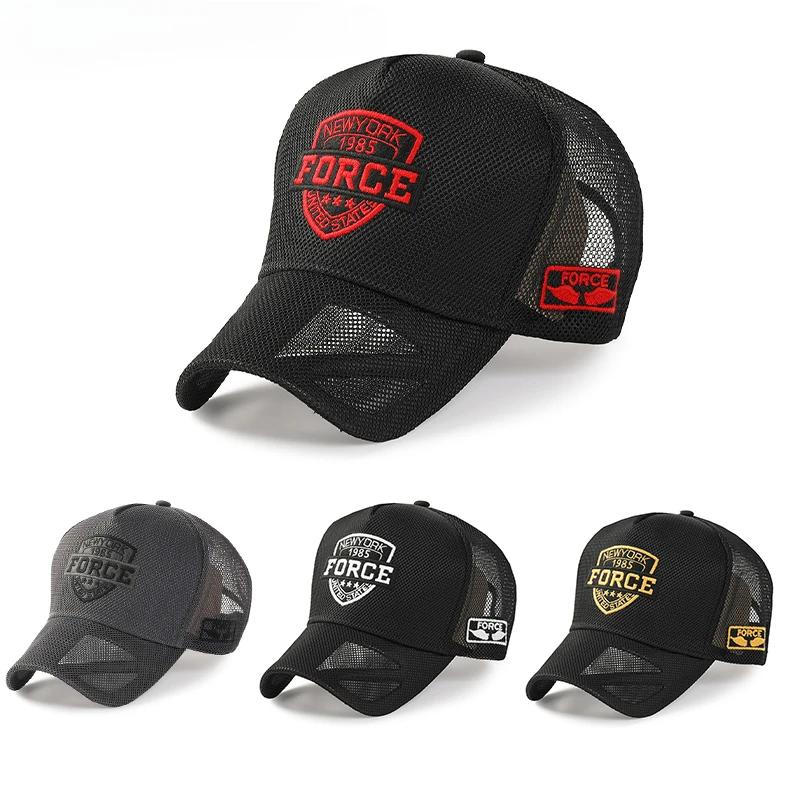 Большая Бейсболка 63 см - Дышащая Сетчатая Кепка Snapback, Мужская Летняя Шляпа для Рыбалки и Спорта