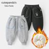 Зимние спортивные штаны Kaka Panda для детей - Плотный, теплый хлопок для мальчиков и девочек
