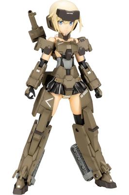 Kotobukiya Рама Arms Girl P3 Gourai, приблизительно. Пластиковая модель высотой 150 мм, не масштабированная, предварительно окрашенная и собранная.