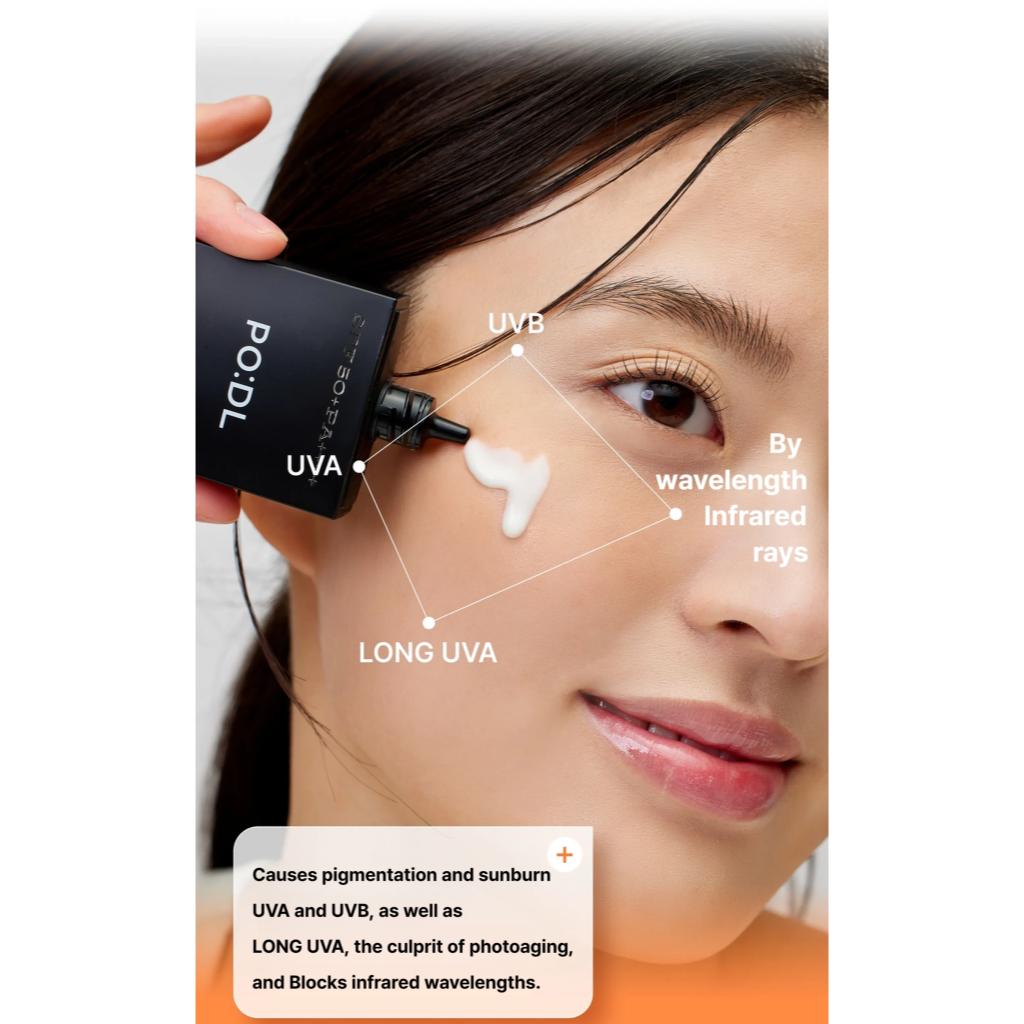 [PO:DL] Rice PDRN 4X Watery Sun Serum SPF50+ PA++++ 50ml Korean Sunscreen Hydrating No White Cast