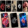 Медицинские человеческие органы Сердце Искусство для Redmi Note 12 Pro Plus Чехол для Redmi Note 10 8 9 11 Pro 12S 11S 10S 9S 9C 10C 12C Чехол