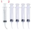 Cleaning Instrument Clear Disposable With Curved Tip Dental Irrigation Syringe Tooth Kit Whitening