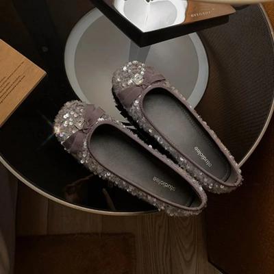 Женские модные кроссовки на платформе с кристаллами, женские дышащие сетчатые плоские женские удобные нескользящие мокасины большого размера с мягкой подошвой