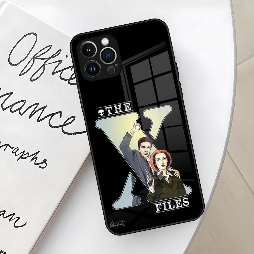 Чехол для телефона X-Files Я хочу верить для iPhone 17 16 Air 15 14 12 11 13 Pro Max Mini X Xr Xs Se Puls стеклянная крышка