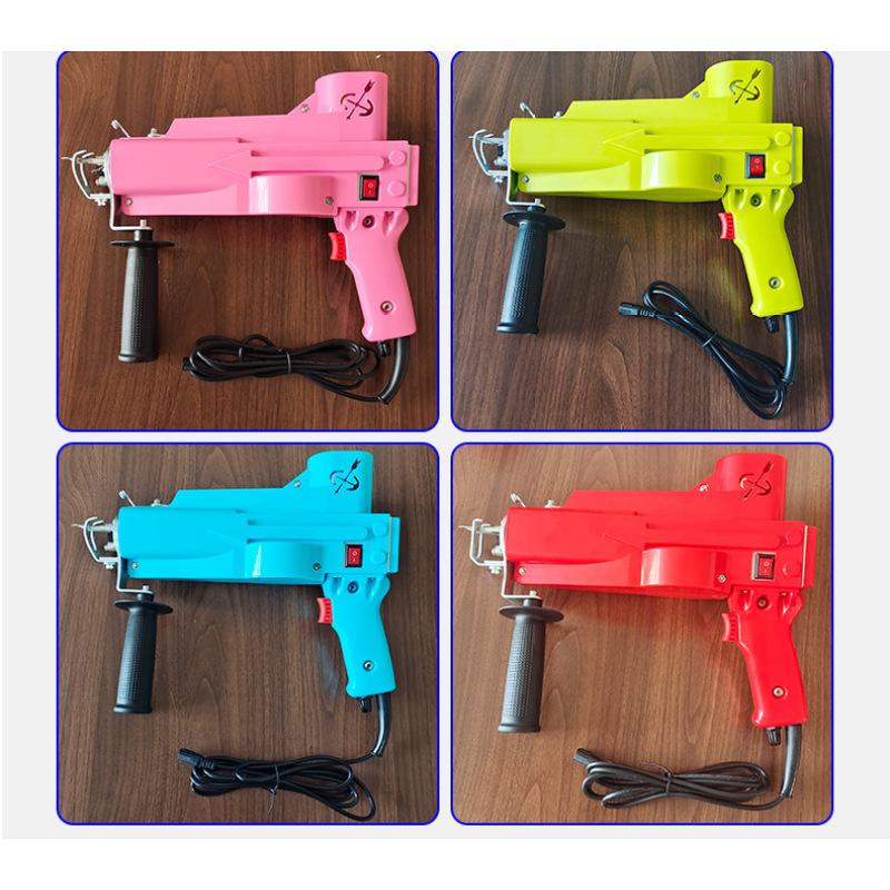 2 в 1 Электрический тафтинговый пистолет для ковров Ручной пистолет Машины для ткачества ковров Флокирующие машины Петлевая ворса Вырезанная ворсовая ворса