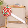 Candy Lollipop Plush Pillow Soft Stuffed Animal Plushie Skin-friendly Fake Candy Lollipop Throw Cushion for Sofa Bedroom Living Room