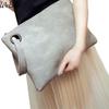 Solid Women Clutch Bag Leather Envelope Evening Handbag