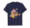 Paw Patrol Pup Jump Trio With Classic Badge Logo T-Shirt