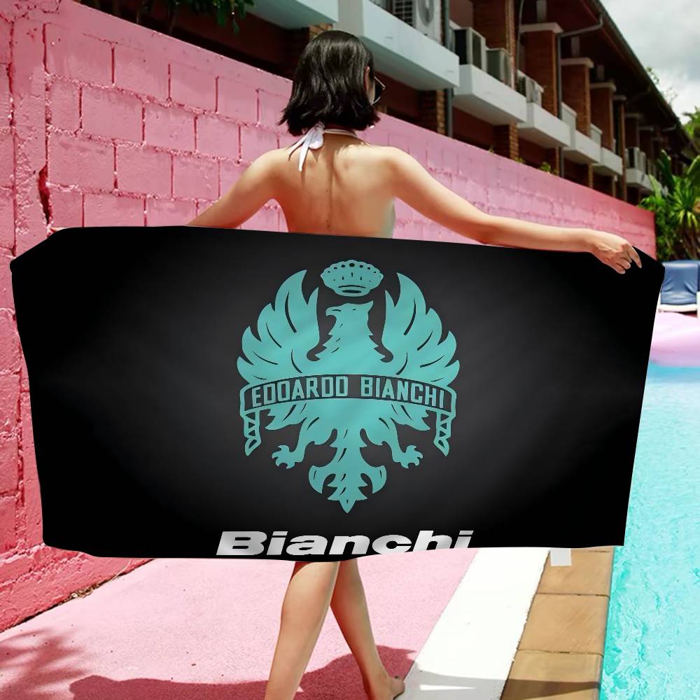 Ковер для гостиной Велосипед Bianchi Микрофибровое одеяло Быстросохнущие пляжные полотенца Большое Супервпитывающее полотенце-одеяло для бассейна