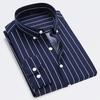 Spring And Autumn Men's Long-sleeved Shirt Trend Slim Youth Casual Men's Striped Shirt
