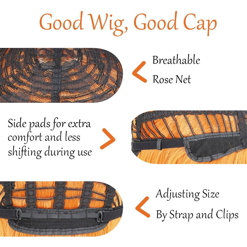 LISI HAIR Синтетические длинные прямые парики с челкой для женщин, парик для косплея оранжевого цвета, 30 дюймов, центральная часть волос, винно-красный цвет